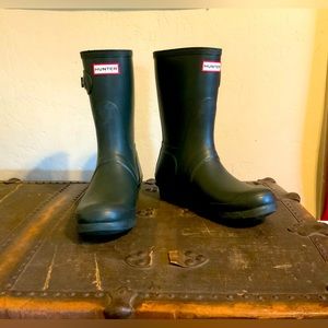 Hunter Rain Boots with fleece insert